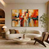 Amber Tide - hand-painted oil painting on canvas by Realoilart
