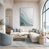 Tidal Calm — hand-painted oil painting on canvas