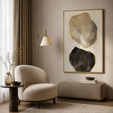 Quartz Repose abstract oil painting, hand-painted on canvas