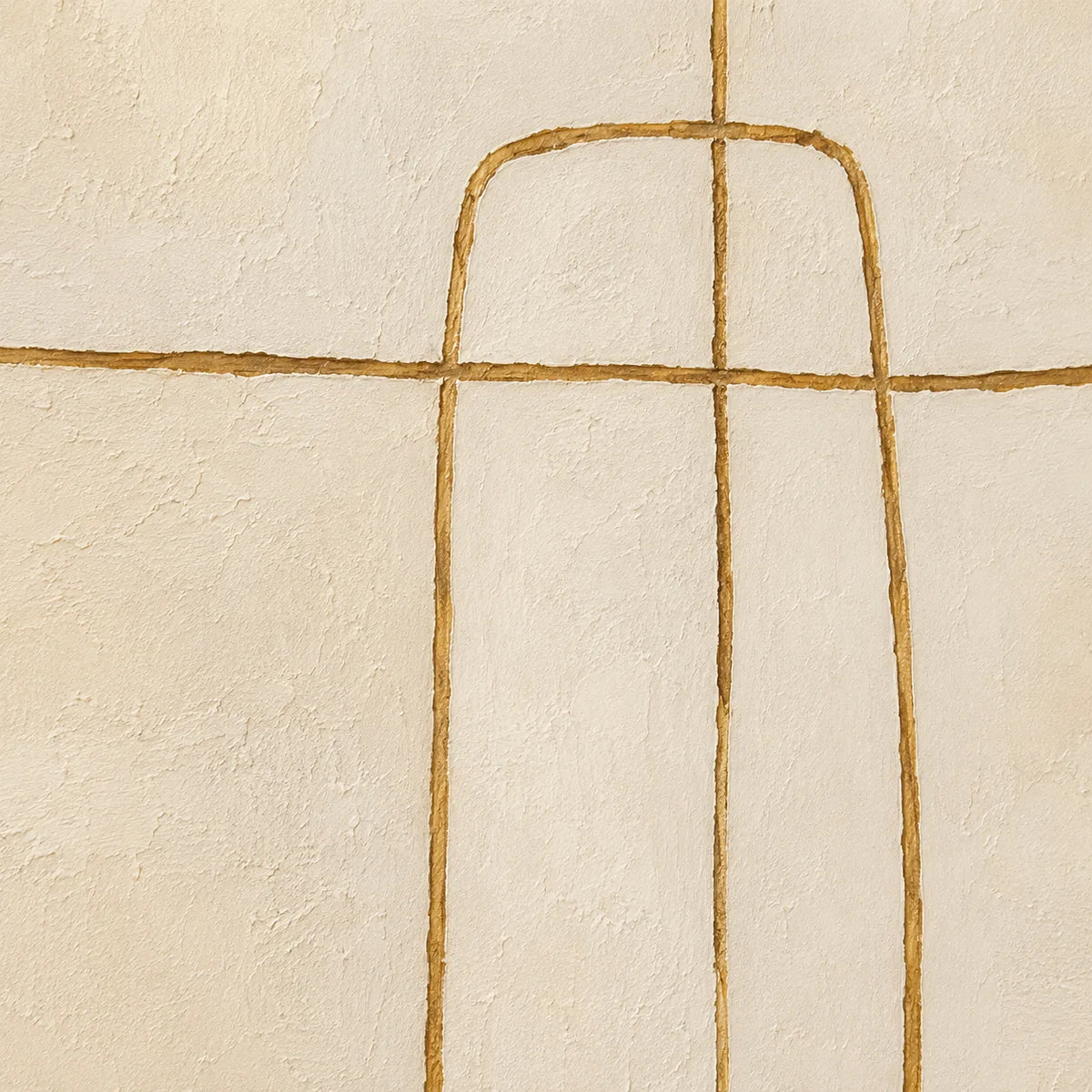 Golden Thread - hand-painted abstract oil painting on canvas detail 6 by Realoilart