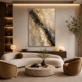 Gilded Rift - hand-painted oil painting on canvas by Realoilart