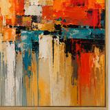 Amber Tide - hand-painted oil painting on canvas by Realoilart