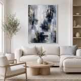 Midnight Cascade - hand-painted oil painting on canvas by Realoilart