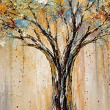 Prism Canopy abstract oil painting, hand-painted on canvas