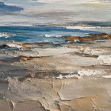 Coastal Drift - hand-painted oil painting on canvas by Realoilart
