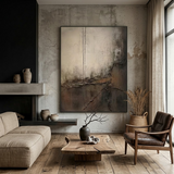 Quiet Divide — hand-painted oil painting on canvas