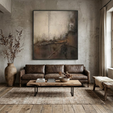 Quiet Divide — hand-painted oil painting on canvas