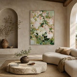 Garden Elegance — hand-painted oil painting on canvas