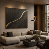 Onyx Ribbon - hand-painted oil painting on canvas by Realoilart