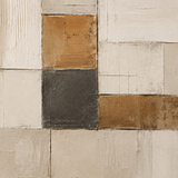 Earthen Mosaic - hand-painted oil painting on canvas by Realoilart