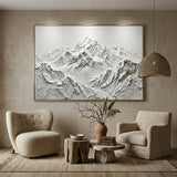 Alpine Silence — hand-painted oil painting on canvas