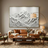Alpine Silence — hand-painted oil painting on canvas