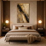 Gilded Rift - hand-painted oil painting on canvas by Realoilart