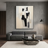 Abstract Figures — hand-painted oil painting on canvas