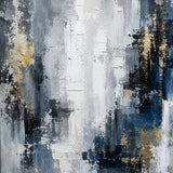 Midnight Cascade - hand-painted oil painting on canvas by Realoilart