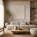 Quiet Relief — hand-painted oil painting on canvas