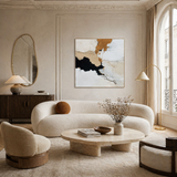 Ochre Drift — hand-painted oil painting on canvas
