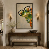 Amber Spectacles - hand-painted oil painting on canvas