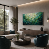 Jade Current - hand-painted oil painting on canvas by Realoilart