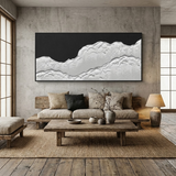 Silent Peaks — hand-painted oil painting on canvas