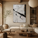 Alpine Shadows — hand-painted oil painting on canvas