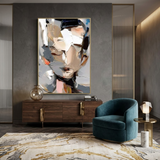 Fragmented Gaze — hand-painted oil painting on canvas