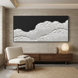 Silent Peaks — hand-painted oil painting on canvas