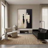 Silent Pair — hand-painted oil painting on canvas