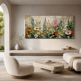 Mediterranean Meadow — hand-painted oil painting on canvas