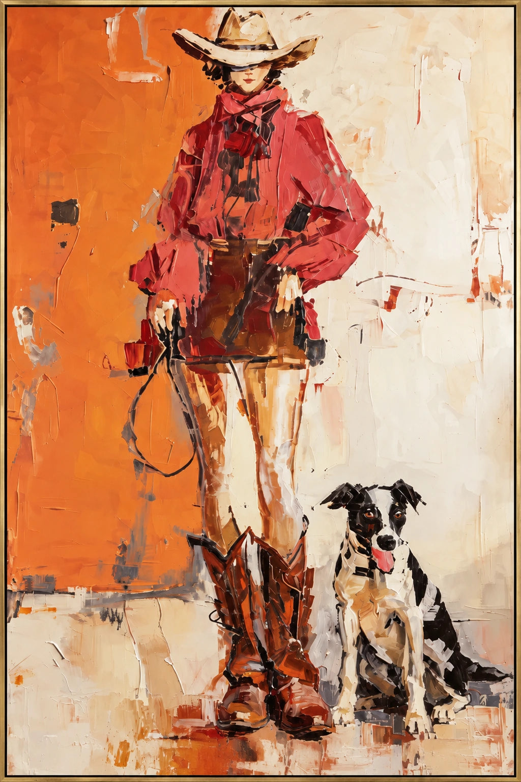Ranch Loyalty - framed artwork front view