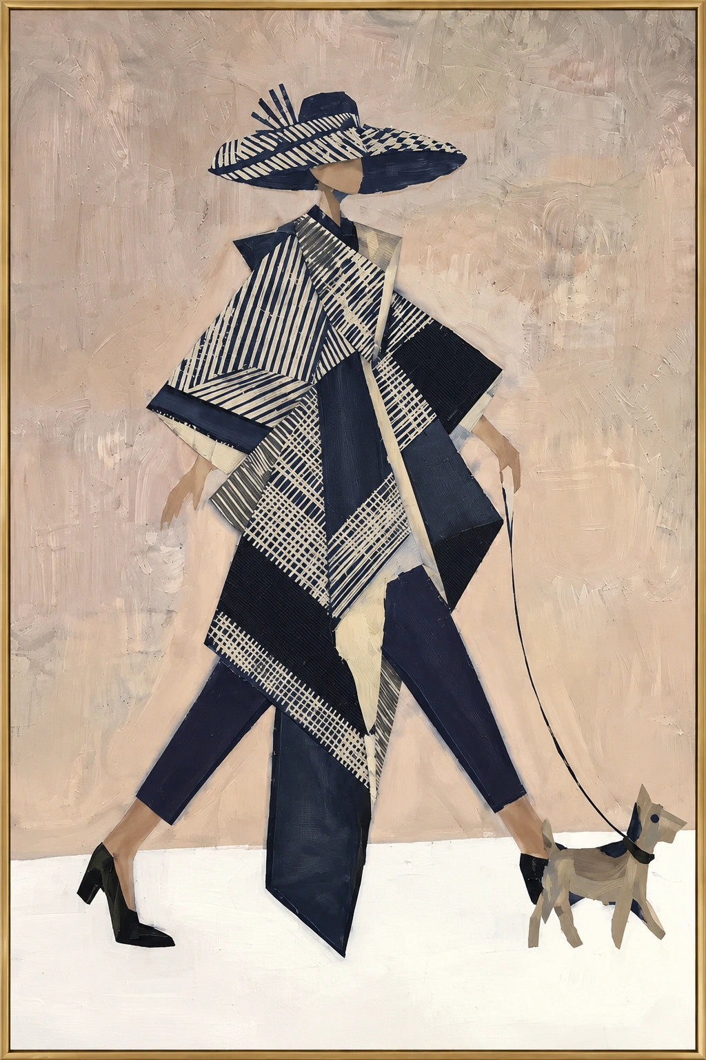 Patterned Passage - framed artwork front view