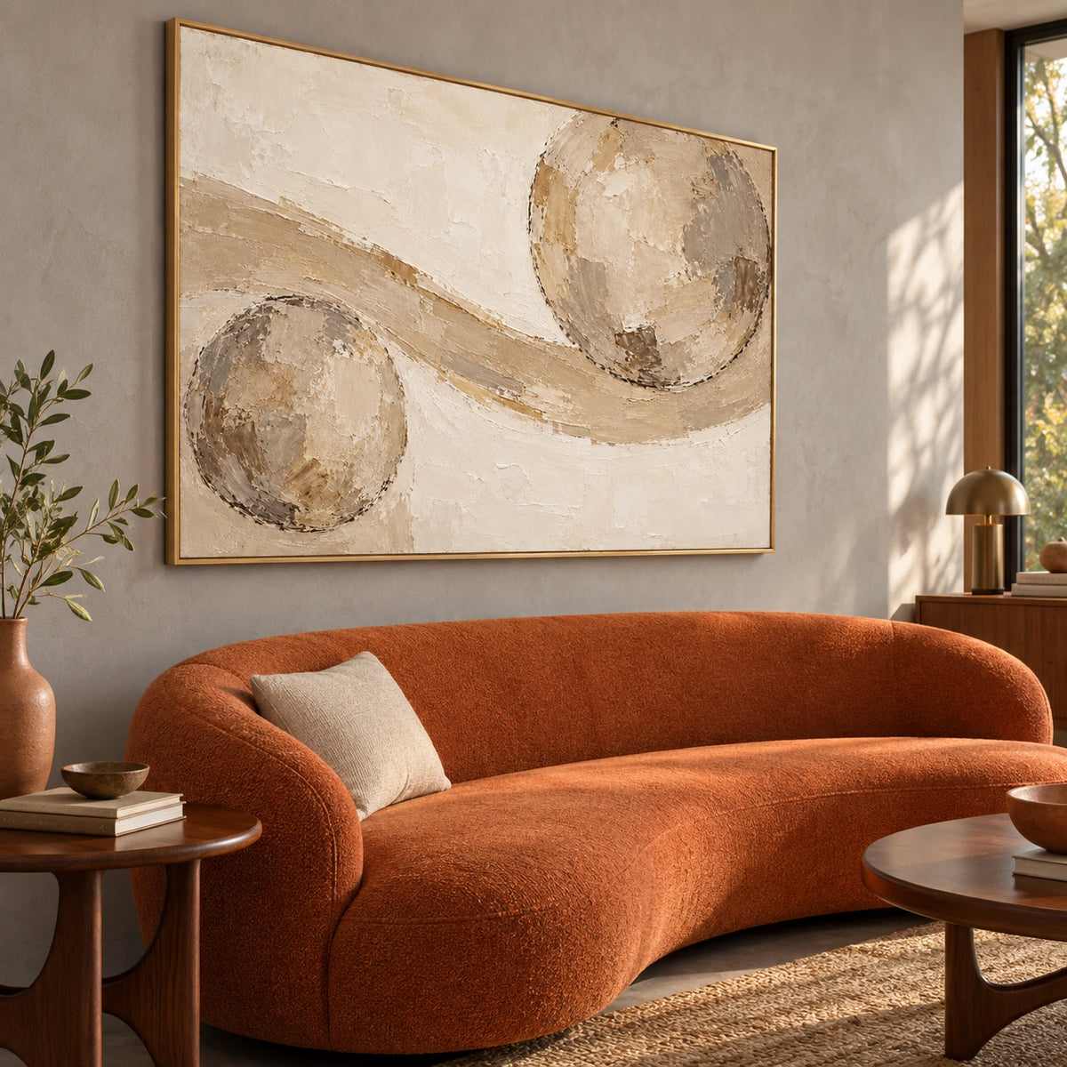 Sand Circles — Living room, Left01