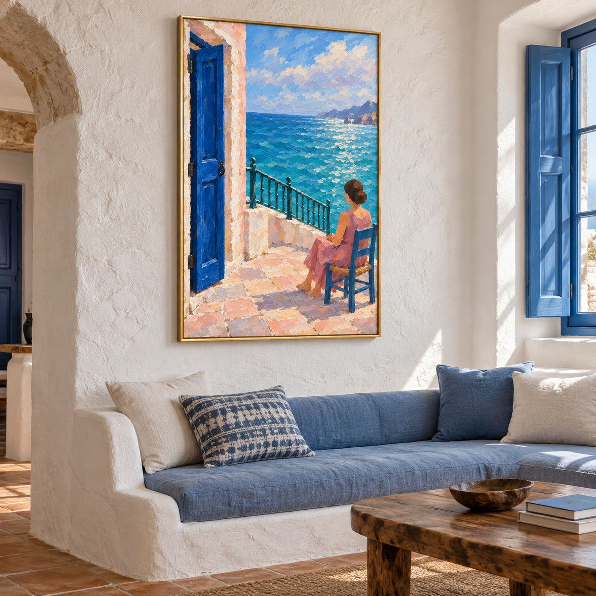 Toward the Blue — sitting room, Left01