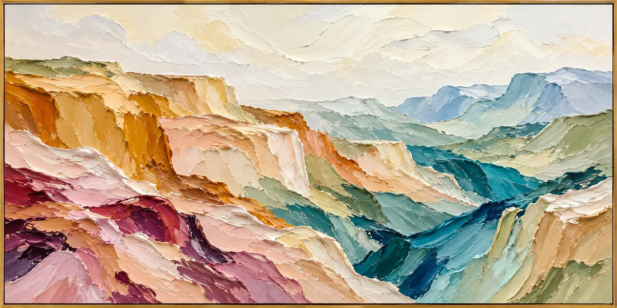 Ochre Distance — full hand-painted oil artwork