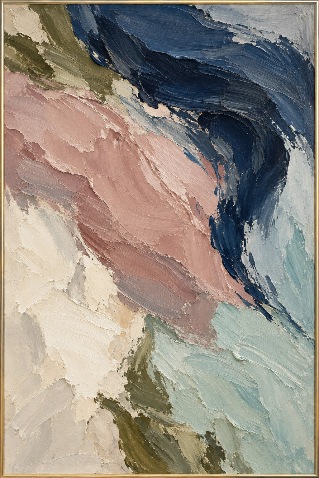 Rose in Motion — full hand-painted oil artwork