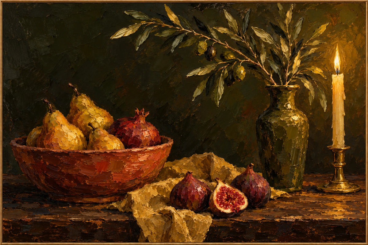 Harvest Glow — full hand-painted oil artwork