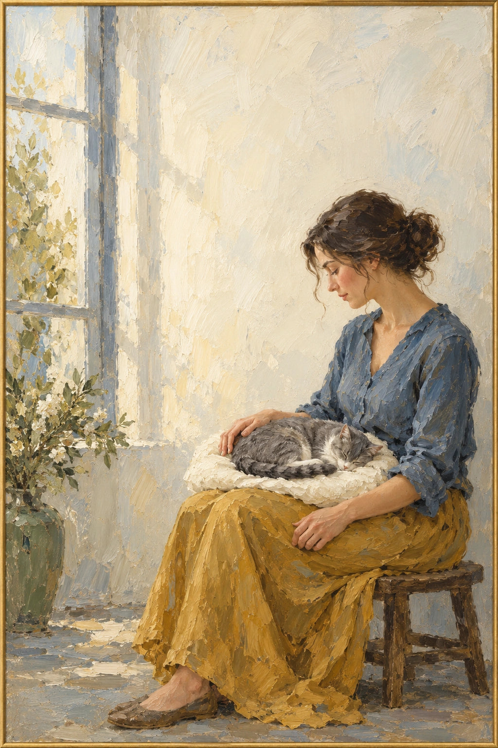 Windowlight — full hand-painted oil artwork