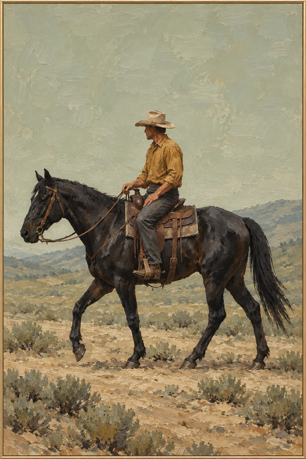 Sage Passage — full hand-painted oil artwork