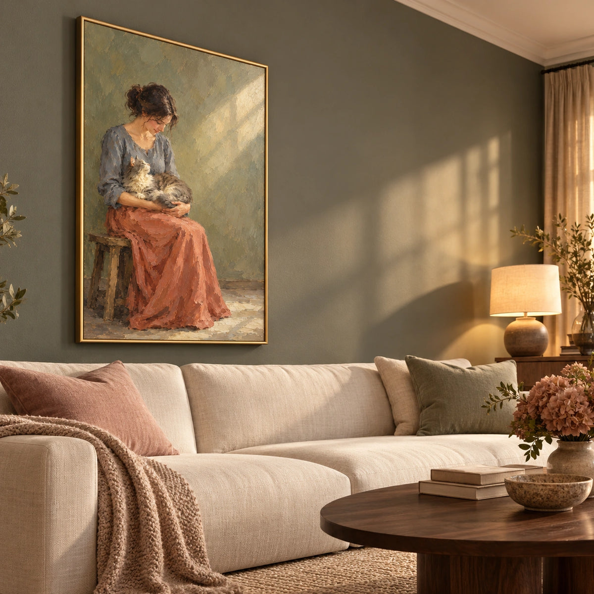 Held — displayed in a living room — Left01 room view