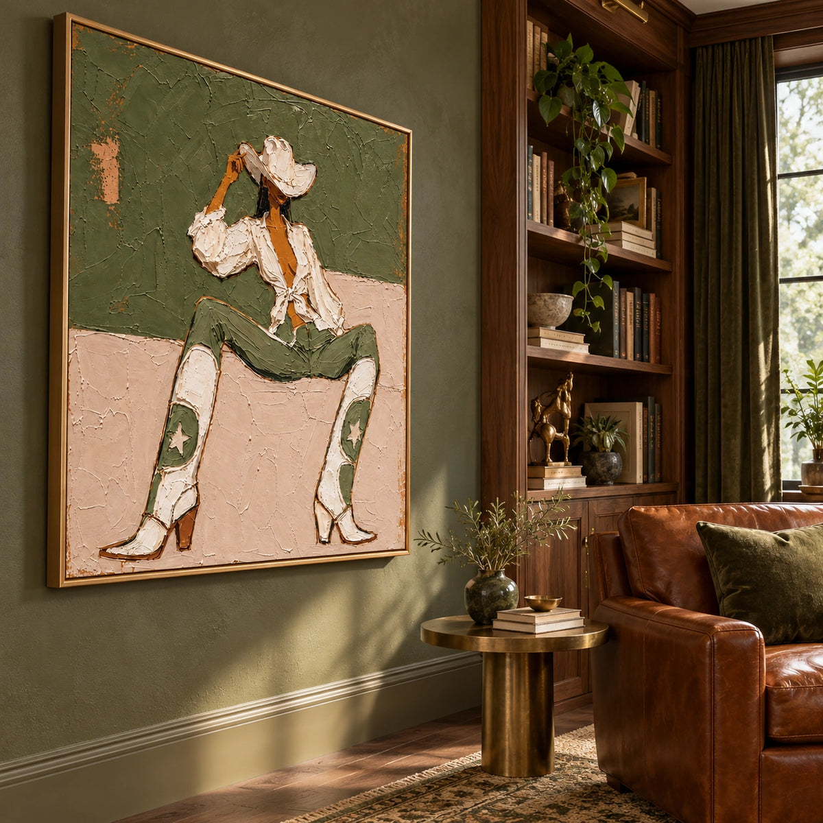 Holding Ground displayed in a Reading room — Left01 room view