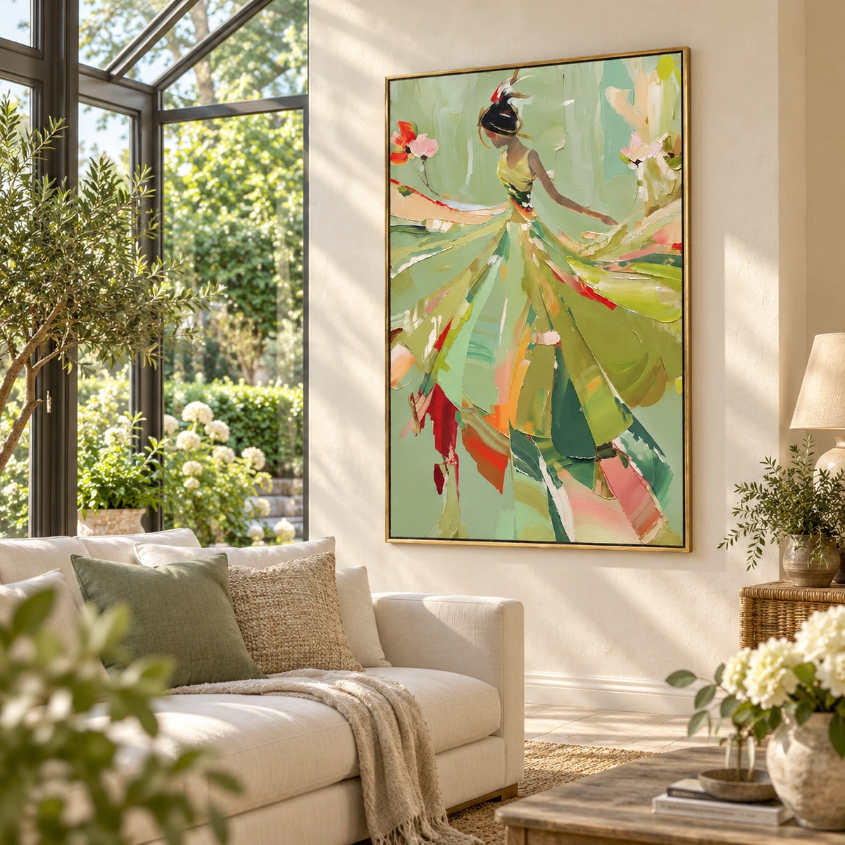 581 painting in interior view scene-1-left