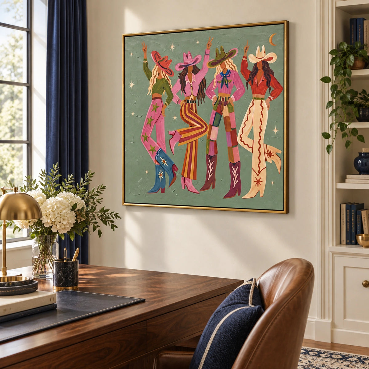 582 painting in interior view scene-4-right
