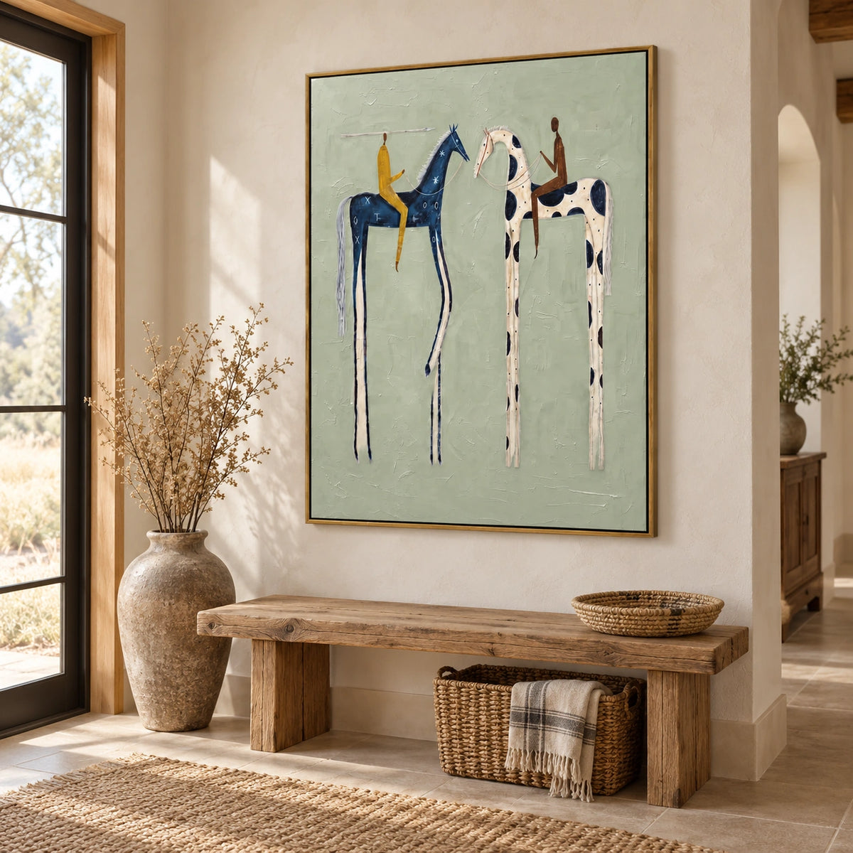 583 painting in interior view scene-1-left