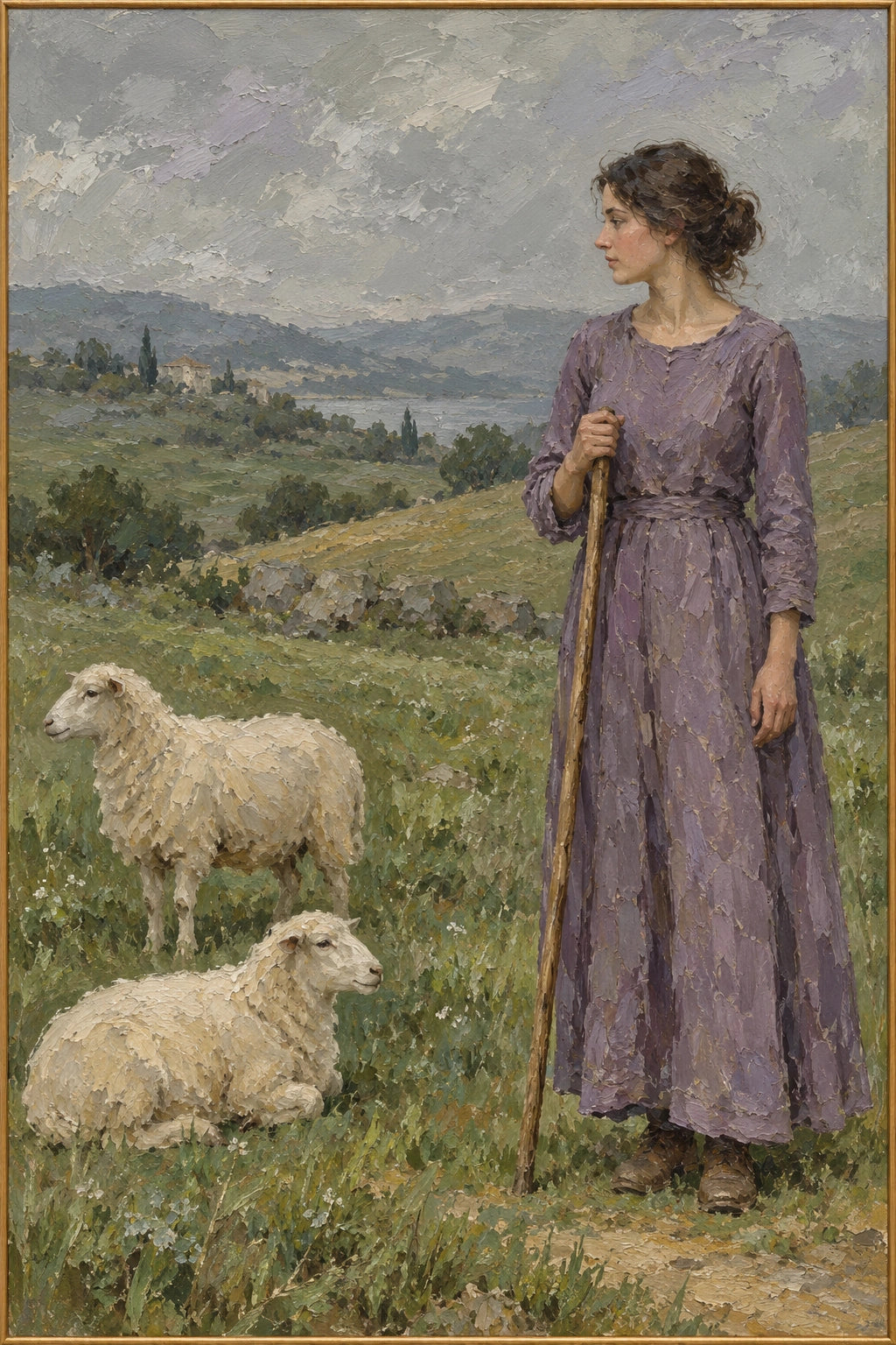 Violet Pastoral — full artwork