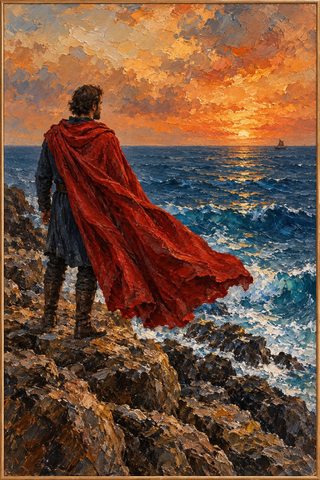 Scarlet Drift — full artwork