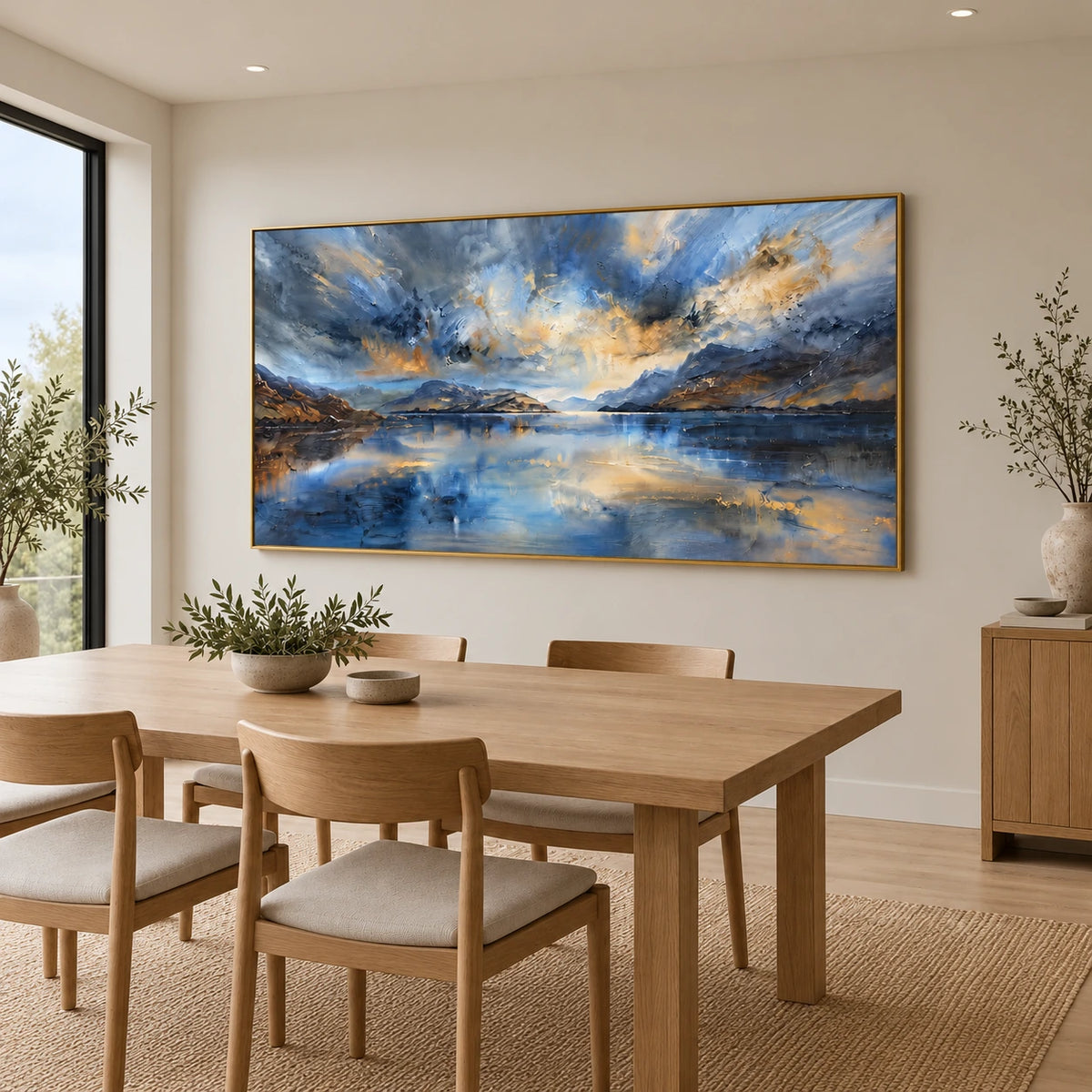 589 scene 5 right corrected framed artwork