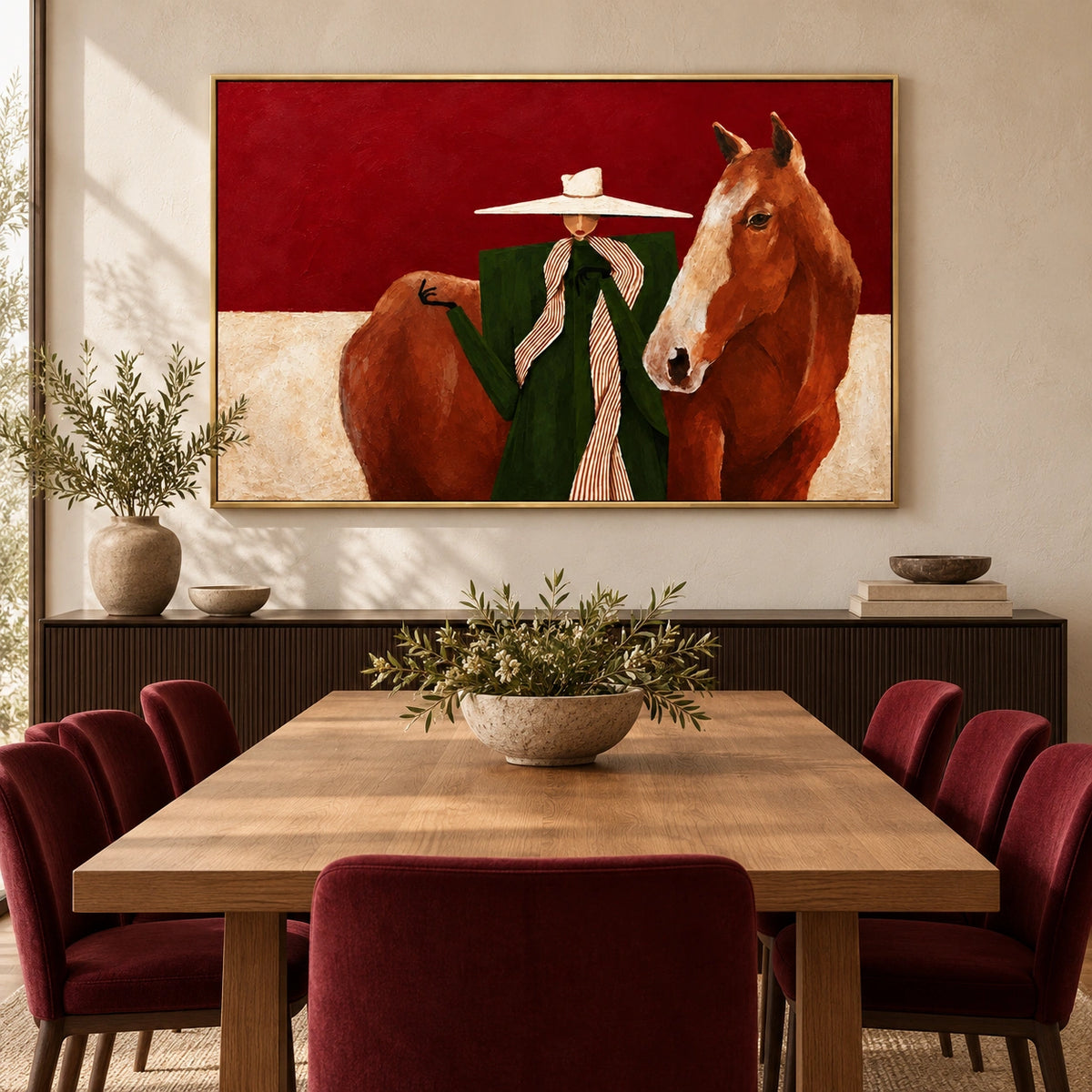 Crimson Poise — Front interior scene