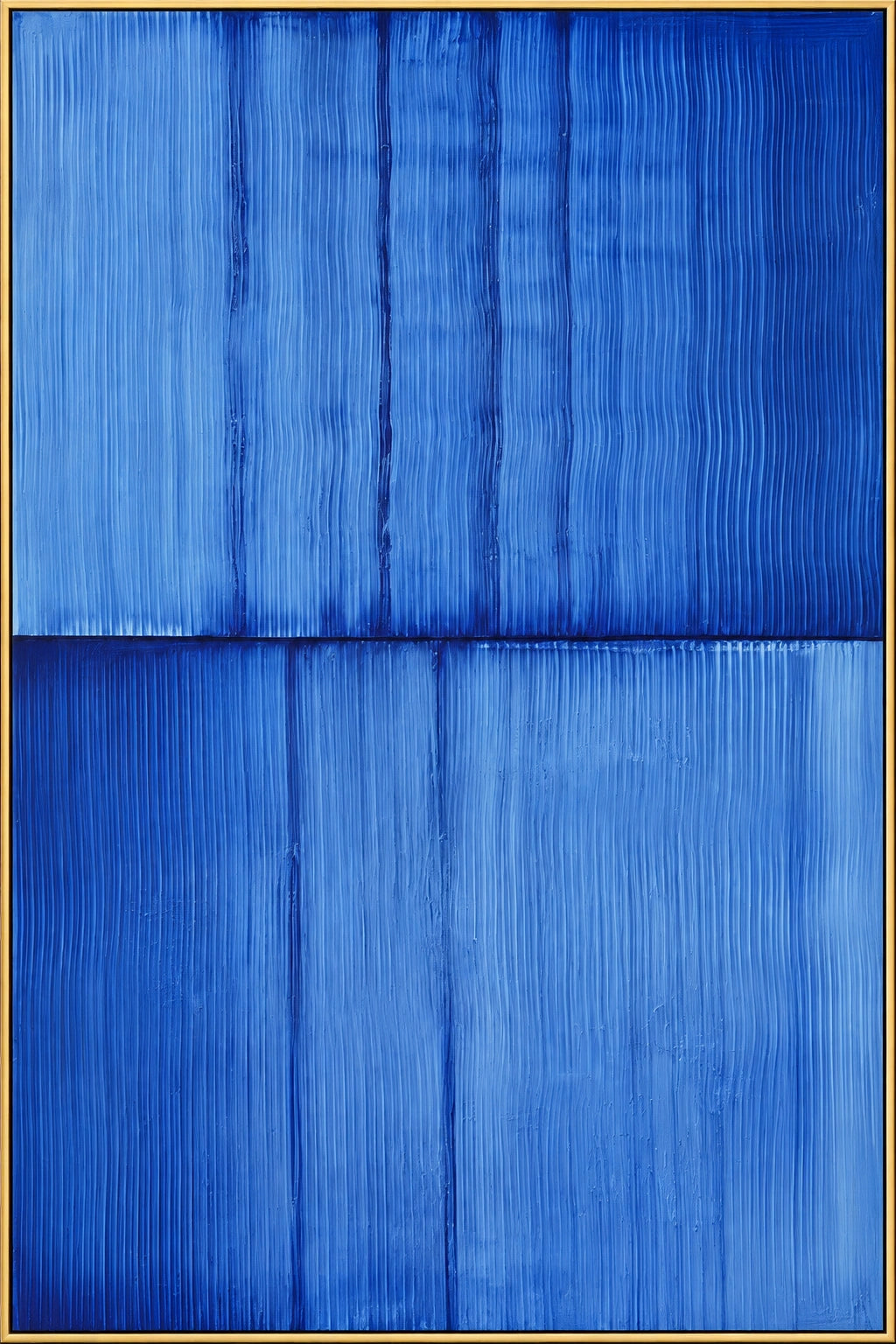 Blue Cadence — framed artwork front view
