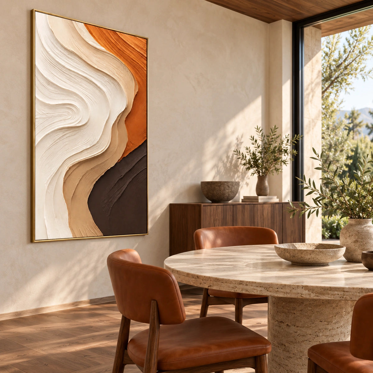 Warm Contours — Left02 interior scene