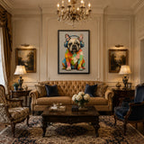 Dapper Companion - hand-painted oil painting on canvas